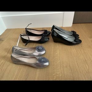 4 pairs of Girls fancy shoes